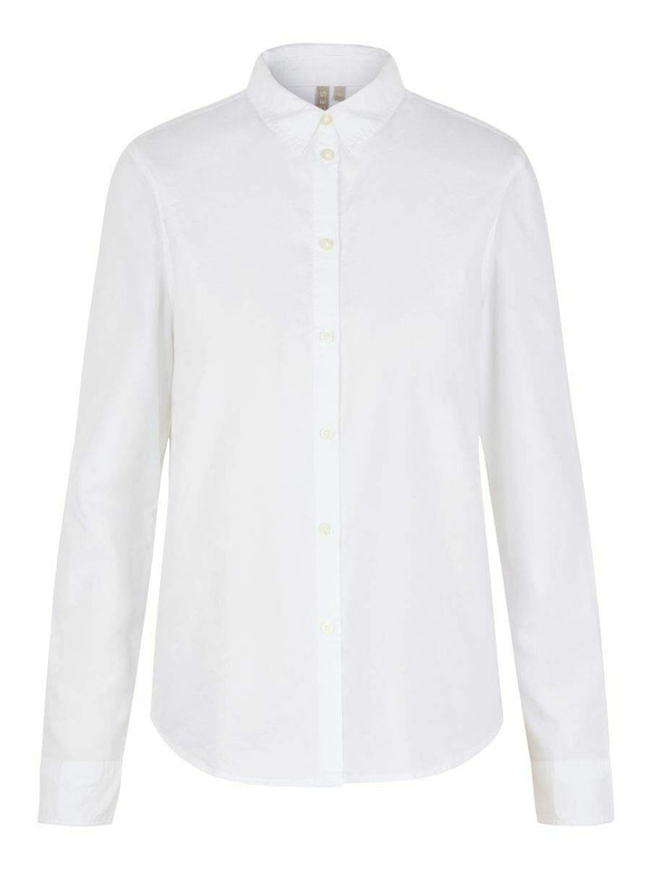 PIECES Irena Long Sleeve Oxford Shirt S Bright White, S Bright White