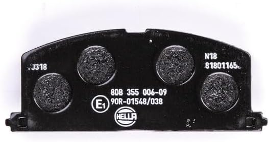 HELLA PAGID 8DB 355 006-091 Bremsbelagsatz - T0318 - Dicke/Stärke: 15mm - Bremssystem: Akebono - für