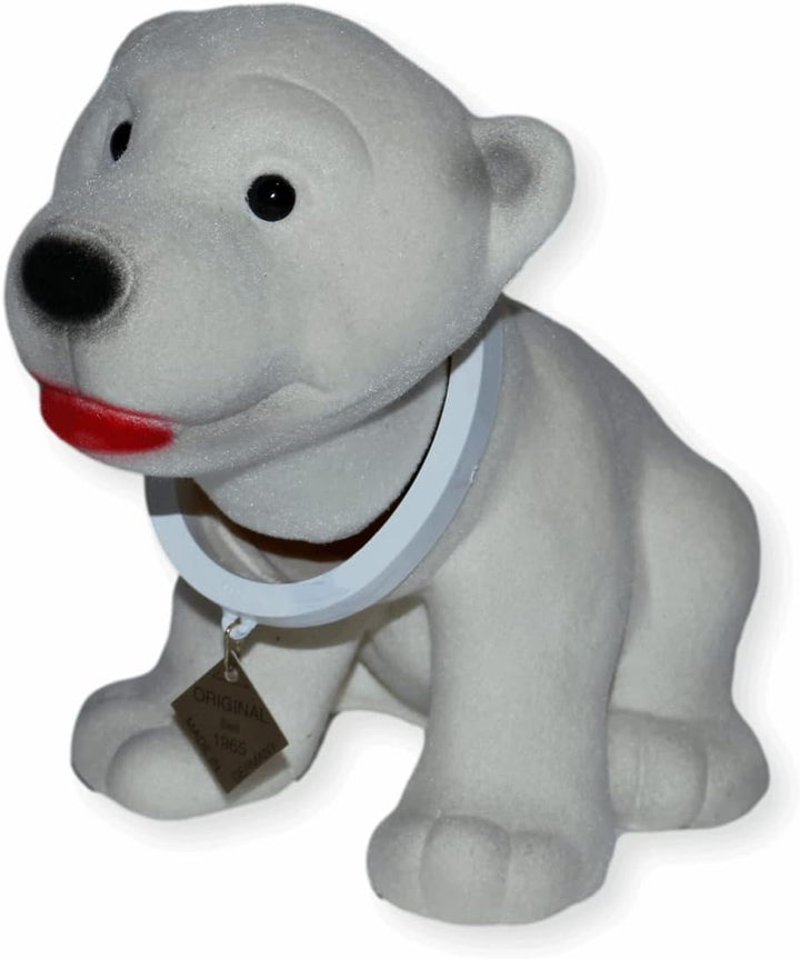 RAKSO Wackel Figur junger Eisbär Wackelfigur H 17 cm Dekofigur mit Wackelkopf