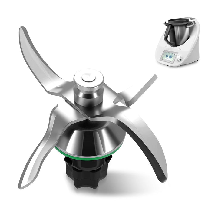 Ersatzmesser für Thermomix TM6, Hochwertiges Edelstahl Mixmesser, Perfekt für Zerkleinern, Rühren, P
