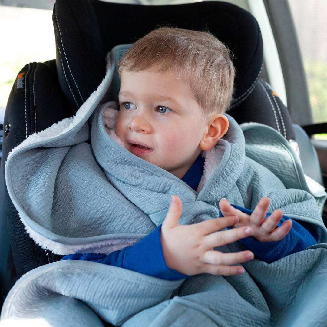 BEMINI Reiseponcho Pady tetra jersey + teddy Wonder 9-36m Wonder, 9-36m Wonder