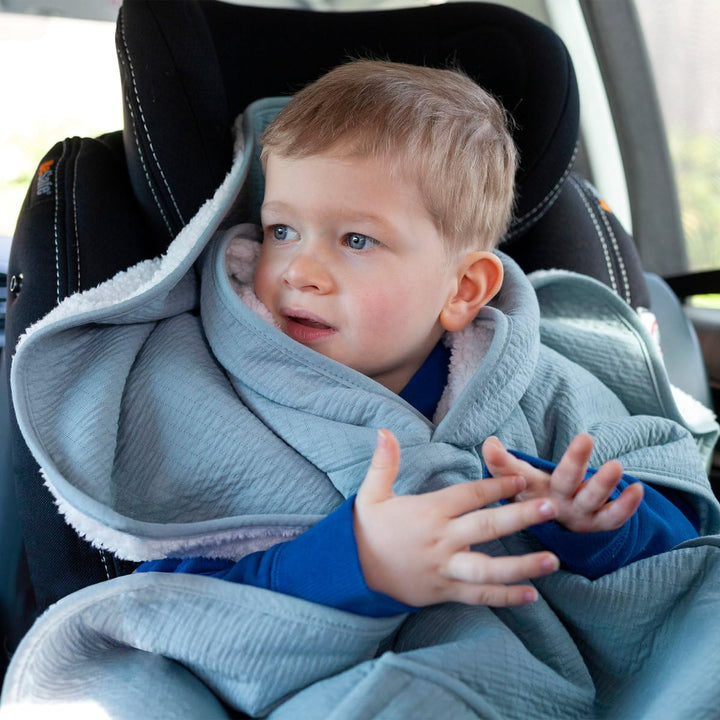 BEMINI Reiseponcho Pady tetra jersey + teddy Wonder 9-36m Wonder, 9-36m Wonder
