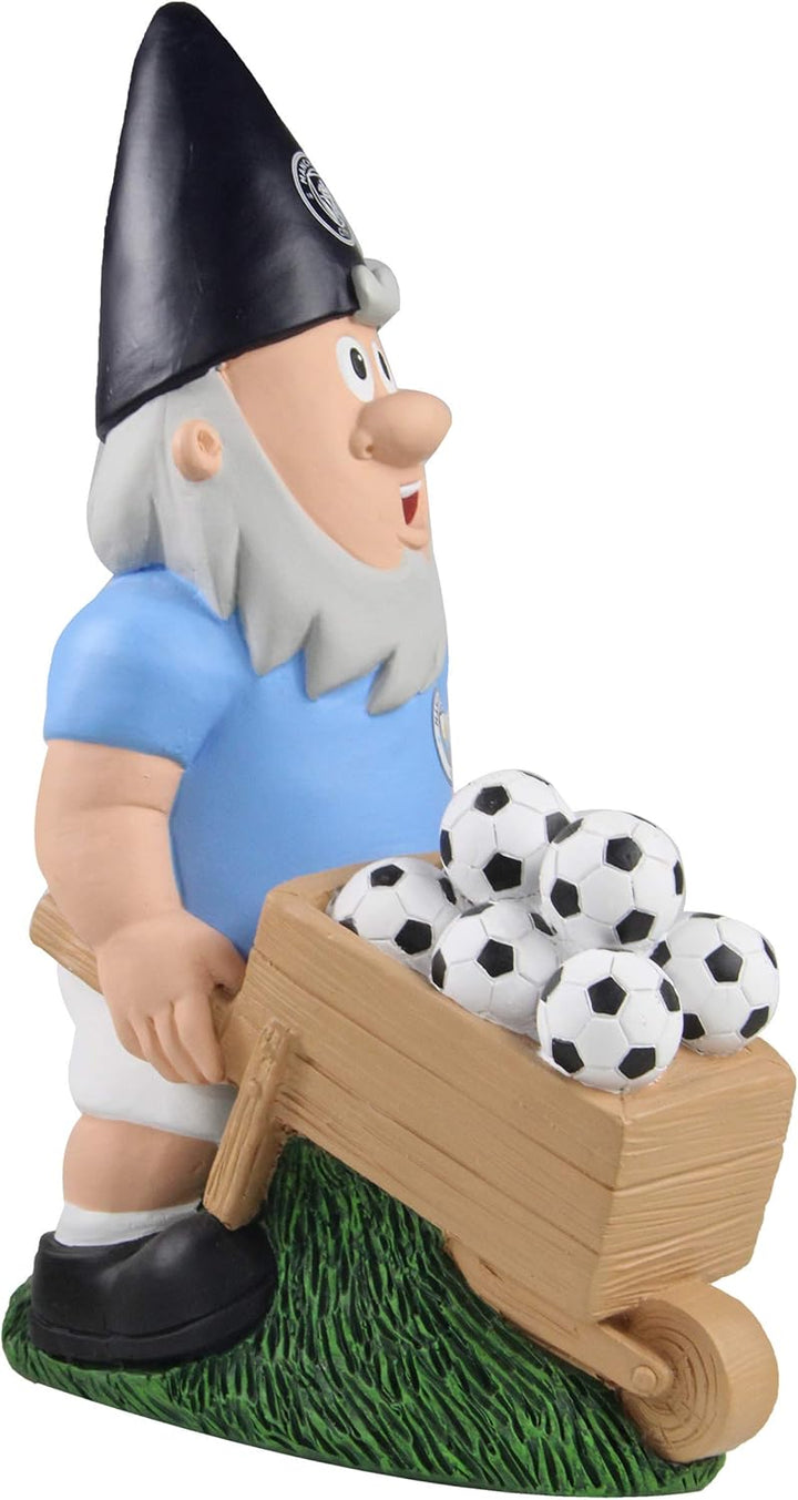 Forever Collectibles UK Foco EPL Fussball Manchester City FC Schubkarre, Gartenzwerg, 26,7 cm, Dekor