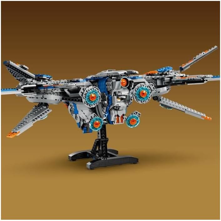 LEGO Marvel Guardians of The Galaxy: Die Milano, baubares Raumschiff-Modell mit 4 Superhelden-Minifi
