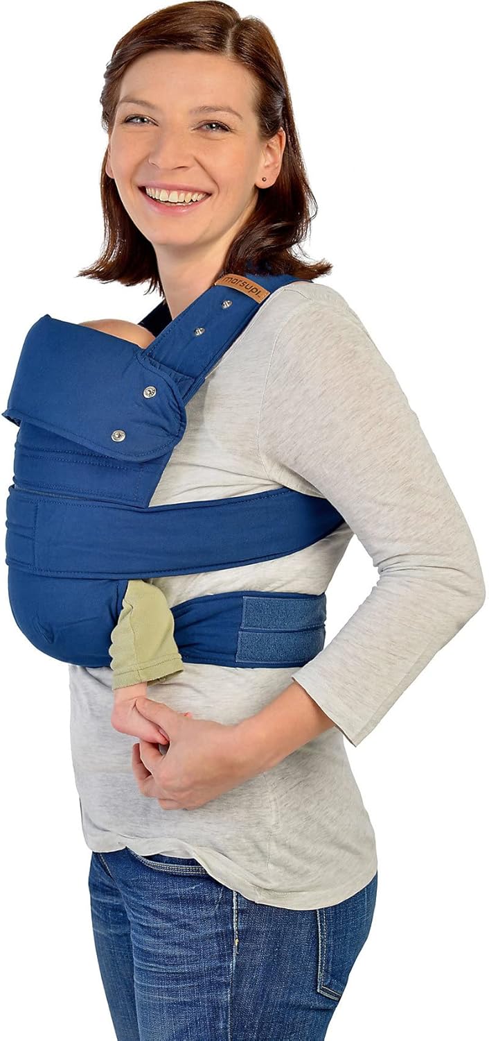 Marsupi Babytrage und Neugeborenen-Trage, Classic (aus reiner Bio-Baumwolle), Version 2.0 (S/M, Clas
