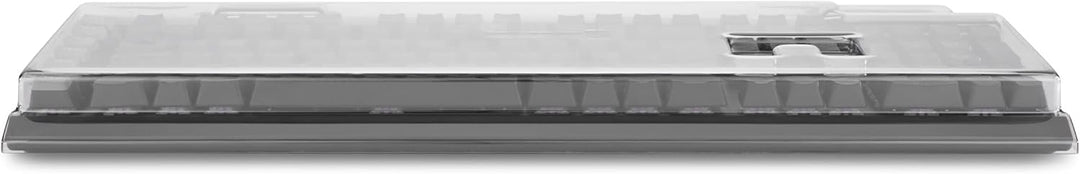 Decksaver Cover für die Corsair K95 (RGB) Platinum Tastaturserie - geräucherte/klare Schutzhülle, he