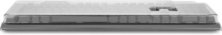 Decksaver Cover für die Corsair K95 (RGB) Platinum Tastaturserie - geräucherte/klare Schutzhülle, he