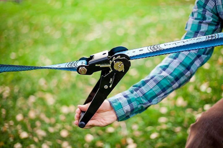 ZenMonkey Slacklines Kit mit Baumschutz, Stofftragetasche und Anleitung (evtl. nicht in deutscher Sp