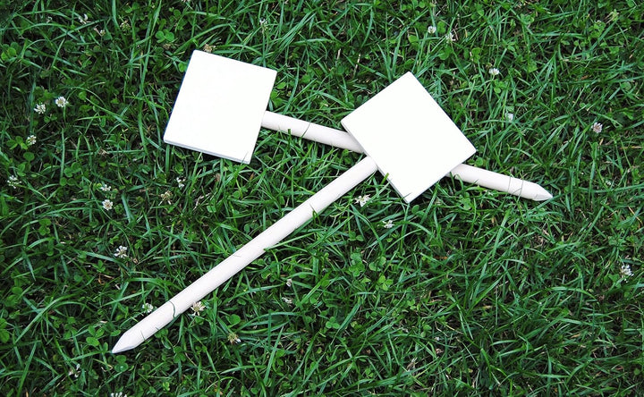 2X Fährtenschild Holz