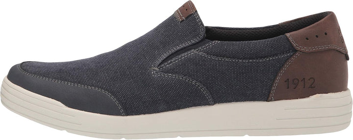 Nunn Bush Herren Kore City Walk Canvas Moc Toe Slipper Sneaker 47 EU Weit Dunkelblau, 47 EU Weit Dun