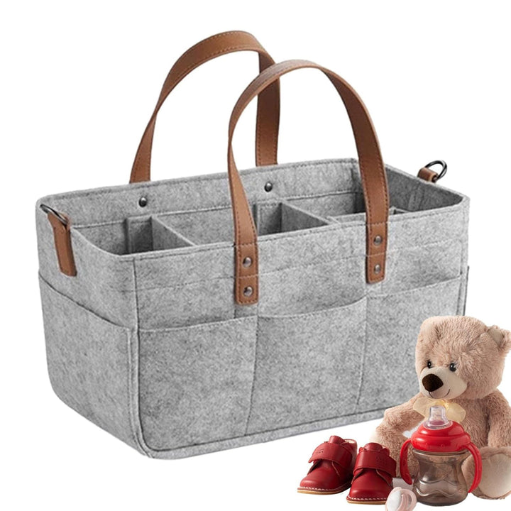 Baby Windel Filztasche, Grosse Wickeltasche Aus Weichem Filz,Multifunktionale Tragbare Windelaufbewa