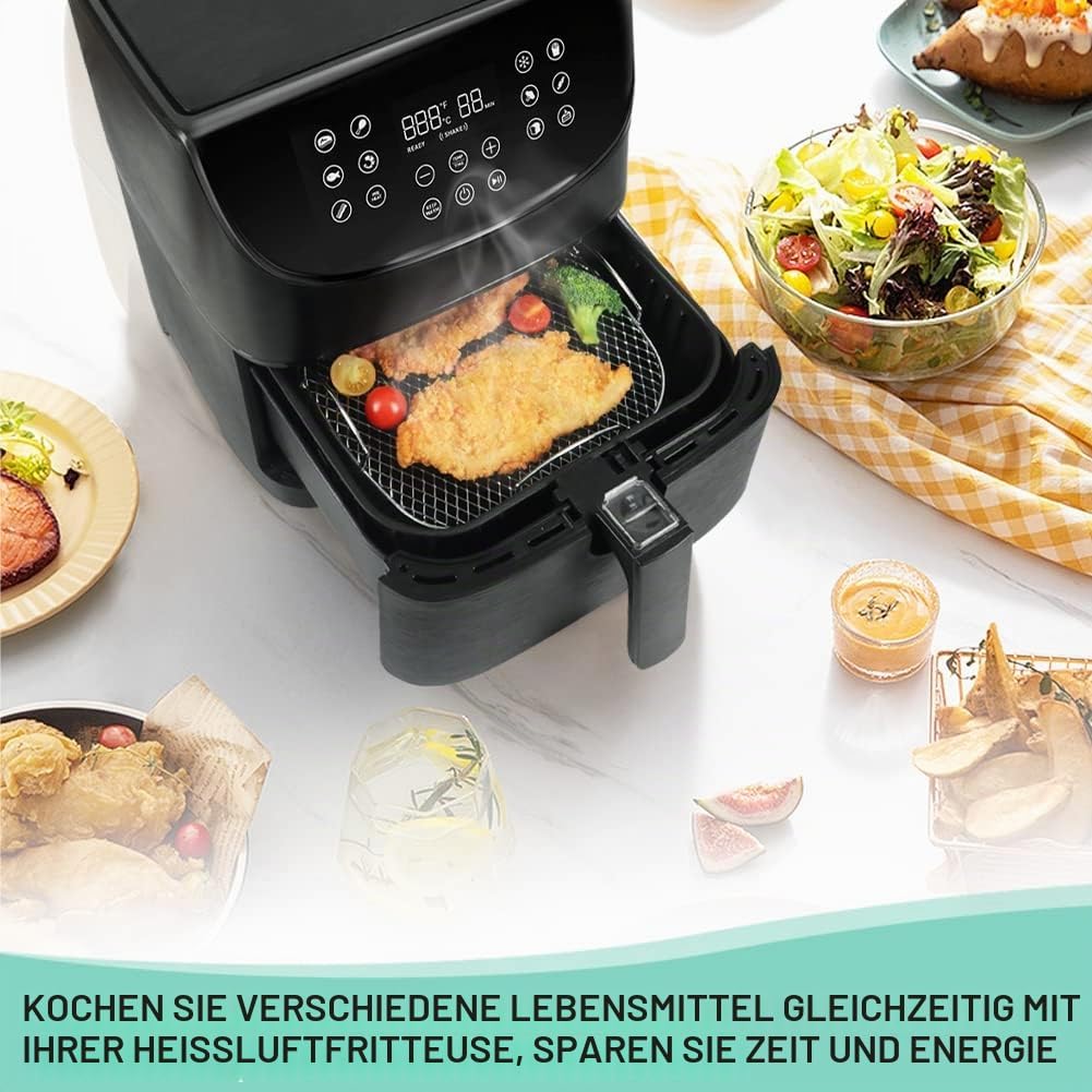 YQL Heissluftfritteuse Zubehör für Cosori Heissluftfritteuse 5,5L XXL/6,4L, Ninja Heissluftfritteuse