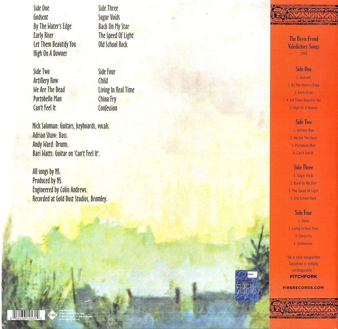 Valedictory Songs, Vinyl
