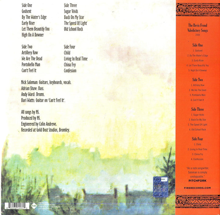 Valedictory Songs, Vinyl