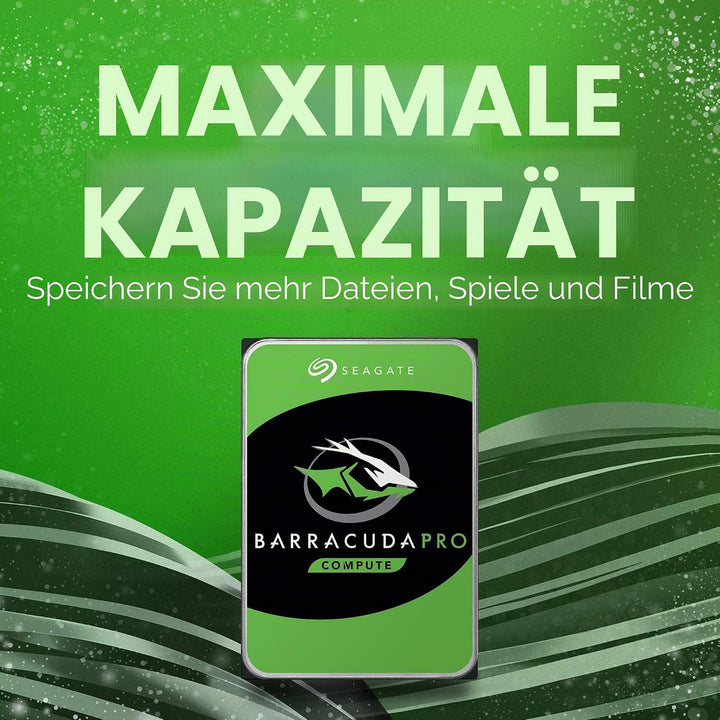 Seagate HDD int. 3,5 14TB Barracuda Pro 14TB BarraCuda Pro, mit Daten-Wiederherstellung, 14TB BarraC
