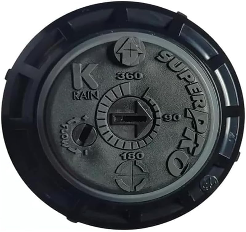 Suinga 4 x ASPERSOR KRain Superpro 3/4 Zoll, Reichweite 7,9 bis 14,9 m. Packung mit 4 verstellbaren