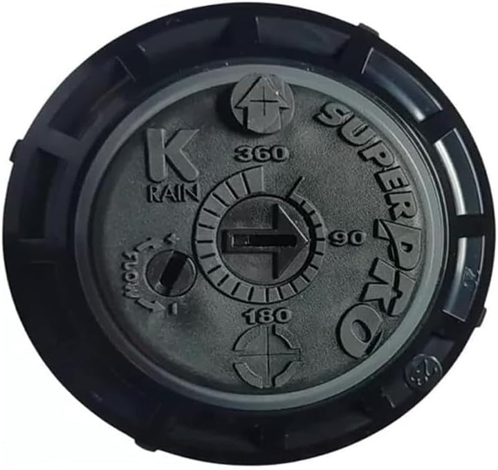 Suinga 4 x ASPERSOR KRain Superpro 3/4 Zoll, Reichweite 7,9 bis 14,9 m. Packung mit 4 verstellbaren