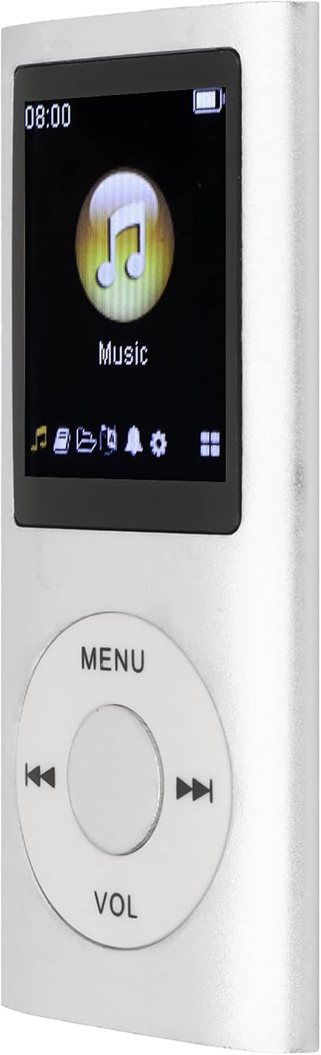 MP3-Player, Musik-Player mit 1,8-Zoll-LCD-Bildschirm, USB-Anschluss, Schlanker, Klassischer Digitale