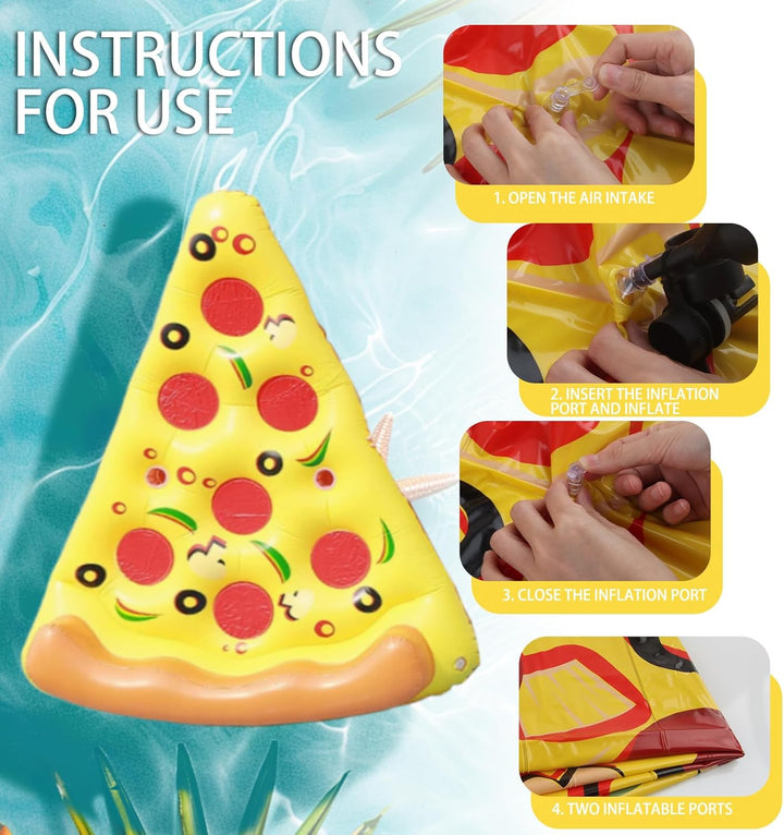 ACTOYS Luftmatratze Wasser Erwachsene Kinder, Luftmatratze Pool Aufblasbare, Aufblasbare Schwimmbett