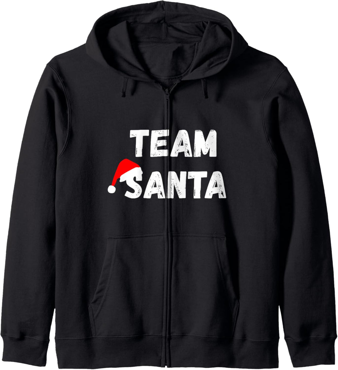 Team Santa Claus Weihnachtsfeier Weihnachten Xmas Gruppen Kapuzenjacke