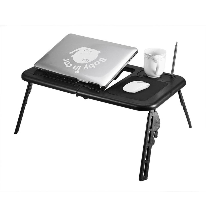 lyrlody Laptoptisch, Tisch Laptoptisch fürs Bett Tragbarer Laptop Tisch mit Verstellbarem Winkel mit