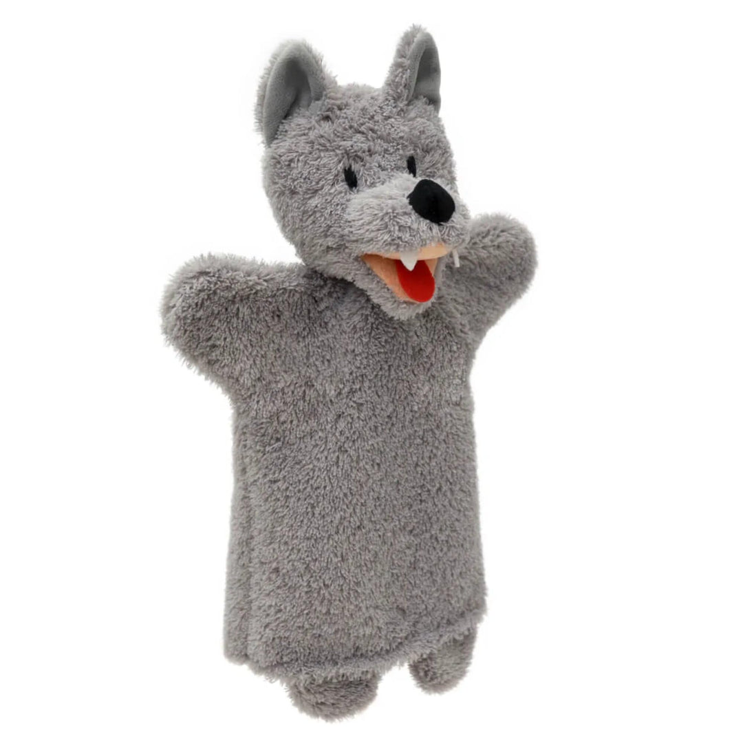 Wolf Handpuppe, 30 cm