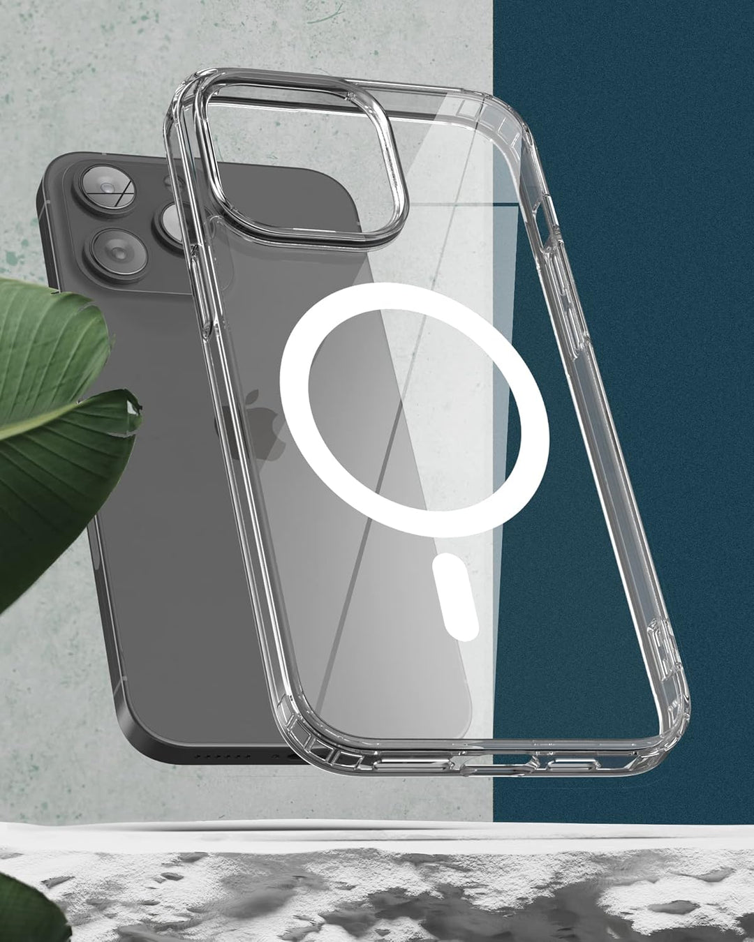 Encased Magnetische Schutzhülle für iPhone 14 Pro Max Hülle mit Gürtelclip Holster, kompatibel mit M