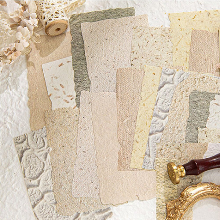 168 Blätter Scrapbook Papier Scrapbook Zubehör,Relief Vintage Papier Decoupage Papier Geprägt Strukt