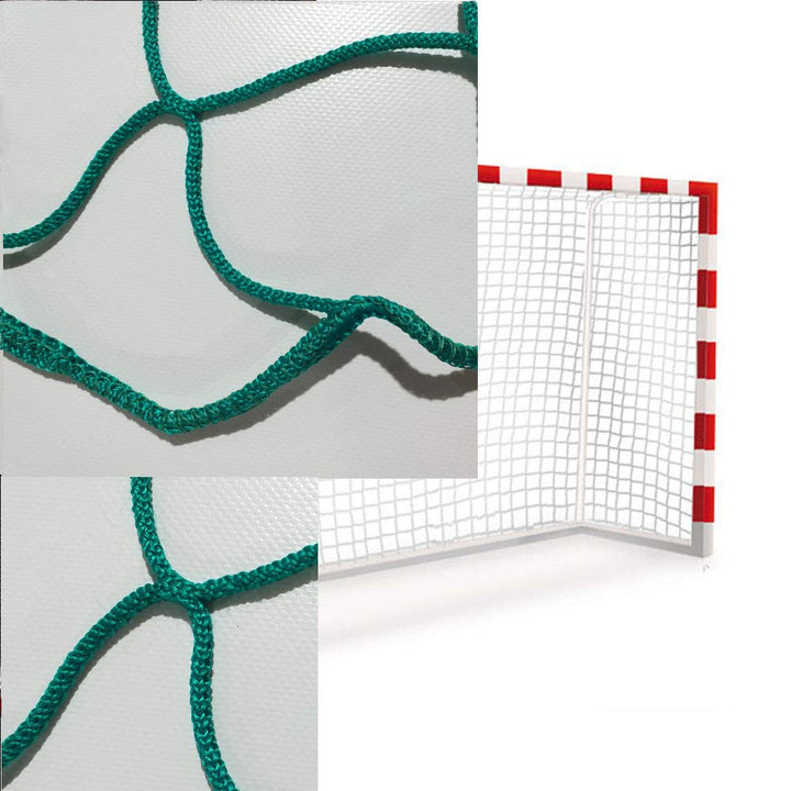 Sedion 1 Paar Handball-Netze und Futsal-Tore in Blau, Grün, Rot oder Schwarz, 3 x 2 m aus Polypropyl