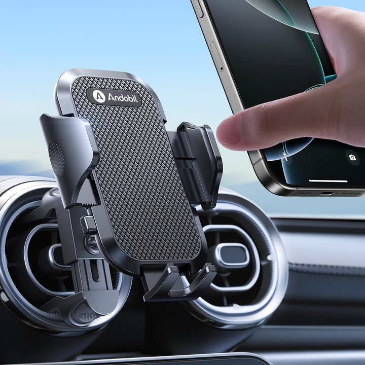 andobil Handyhalterung Auto Runde Lüftung [ 2.0 Entwurf Upgrade für Mercedes ] Handyhalterung Auto [