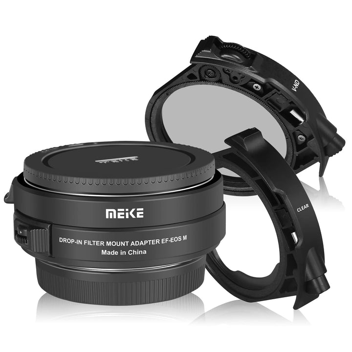 Meike MK-EFTM-C Drop-in Filter Autofokus Mount Objektivadapter für Canon EF/EF-S auf EOS M Kameras m