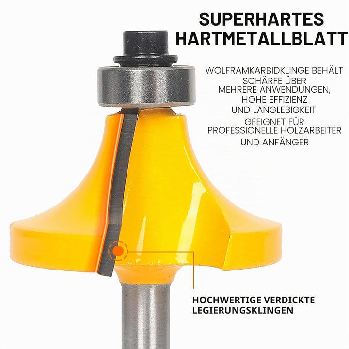 Oberfräsen-Bits-Set 1/4 Zoll Schaft – BAIDETS 35 Stück 1/4 Zoll Fräser-Bits für professionelle Tisch