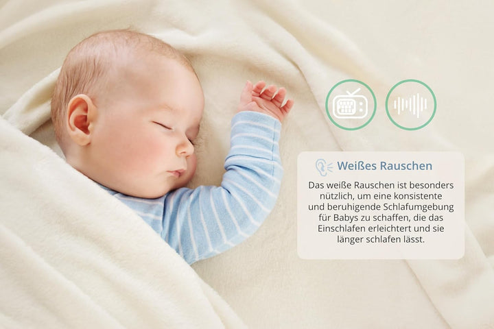 ZB-7 Zen Box Soundmaschine Bluetooth Lautsprecher mit Licht – White Noise Machine als Einschlafhilfe