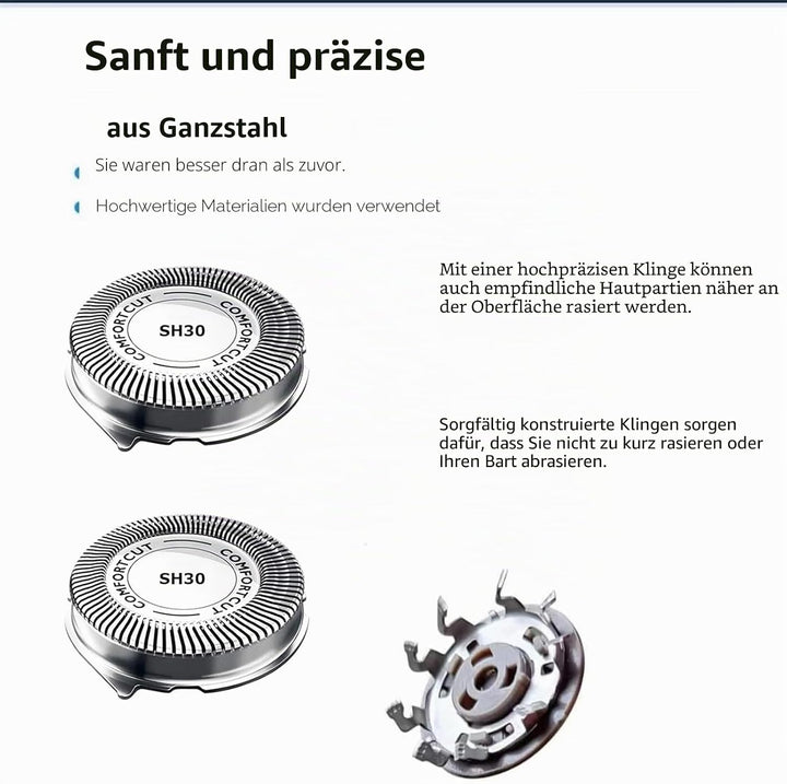 SH30/50 Ersatzköpfe, kompatibel mit Norelco 3000 Ersatzklingen und für Philips Norelco Serie 3000, 2