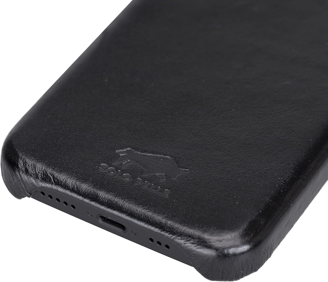Solo Pelle Lederhülle für das iPhone 13 in 6.1 Zoll Princeton Case Leder Hülle Ledertasche Backcover