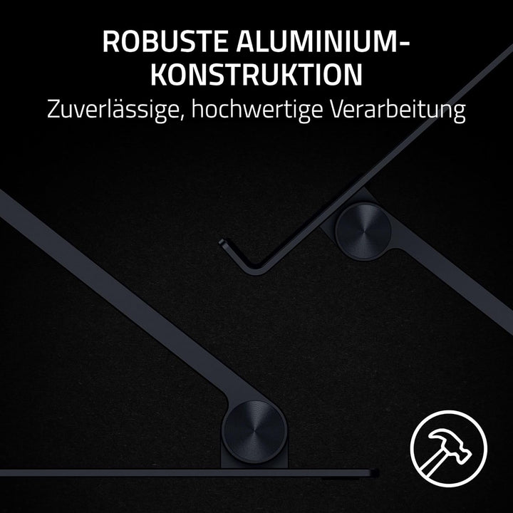 Razer Adjustable Laptop Stand - Ergonomischer höhenverstellbarer Laptop-Ständer für Laptops bis zu 1
