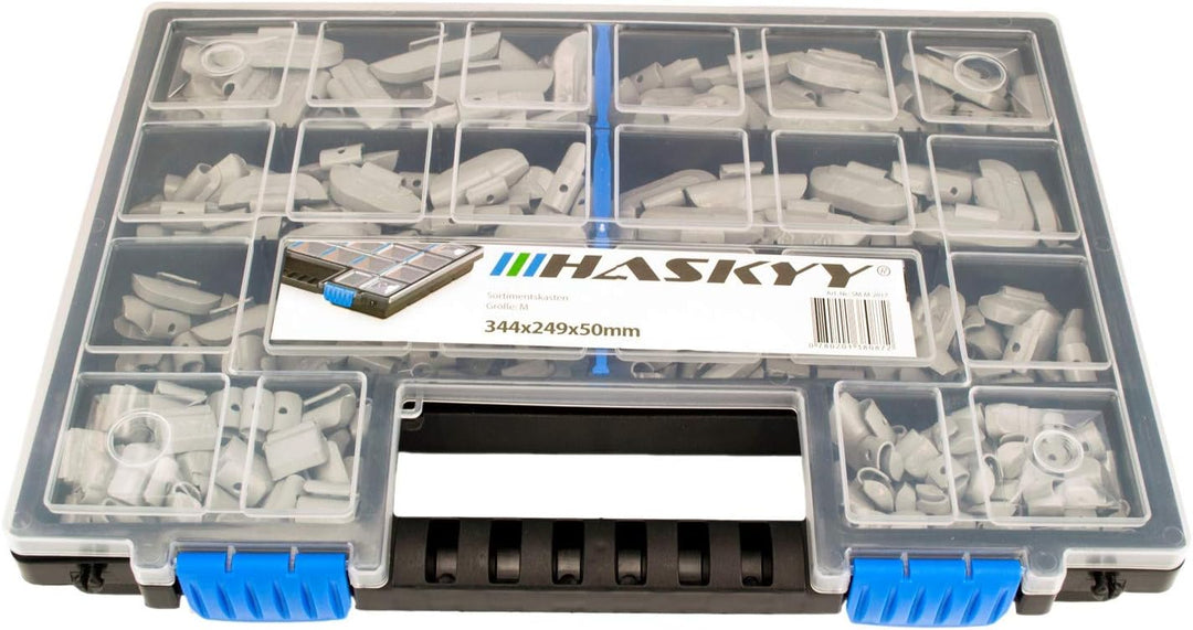 HASKYY 225x Schlaggewichte ALUFELGEN Auswuchtgewichte Wuchtgewichte 5-30g Sortiment, Alufelgen