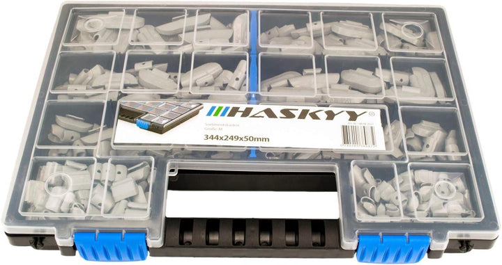 HASKYY 225x Schlaggewichte ALUFELGEN Auswuchtgewichte Wuchtgewichte 5-30g Sortiment, Alufelgen