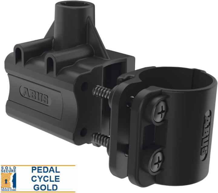 ABUS Bügelschloss Ultimate 420 + USH-Halter + Sicherungskabel Cobra 10/120 - Fahrradschloss-Set - AB