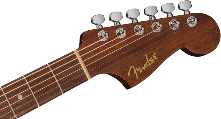 Fender California Standard Redondo CE Akustikgitarre, Fichtendecke, schwarzes Schlagbrett, Natur Nat