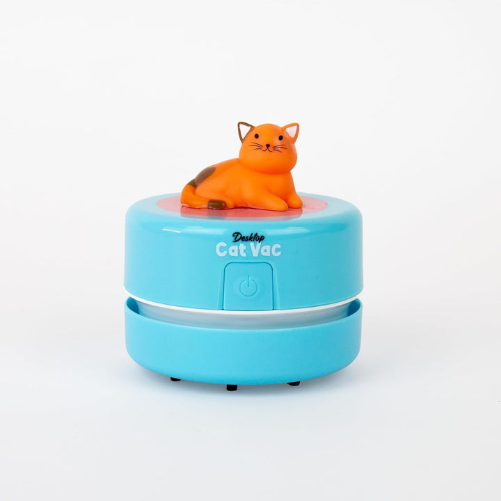 Gift Republic Wiederaufladbarer Reiniger, Katzensauger, Desktop-Staubsauger, Blau