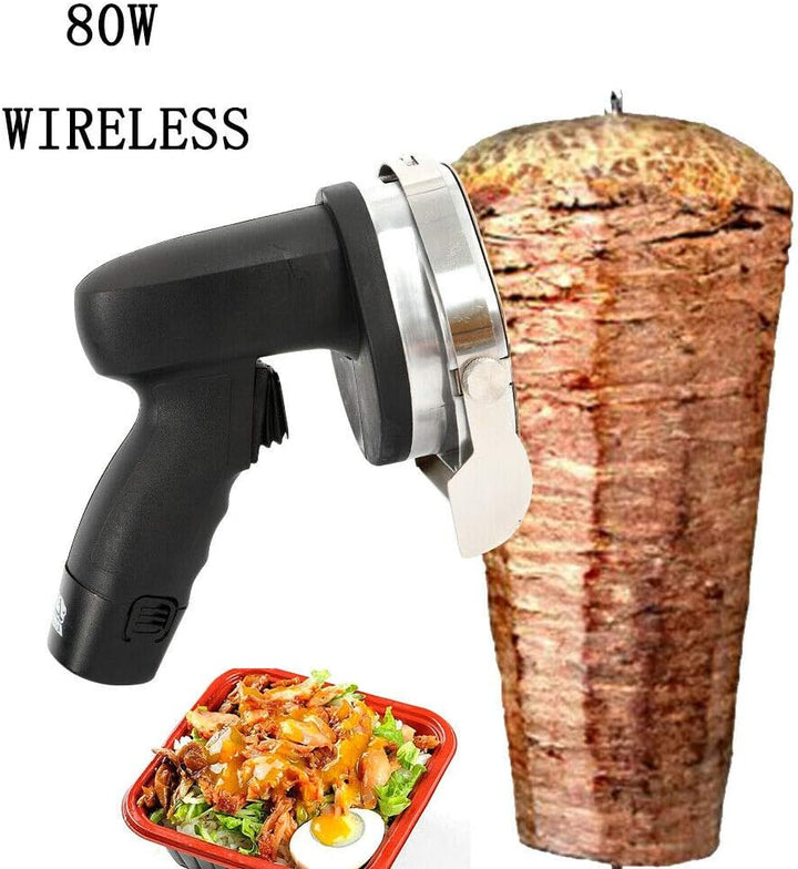 elektrisches Profi Schneidemesser für Döner und Gyros Schwarz Dönermesser elektrisch Elektrischer Dö