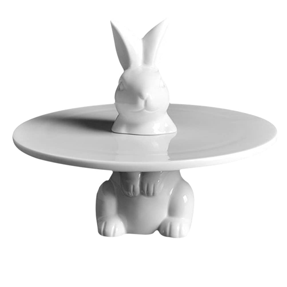 Cabilock ? Keramik Kuchen Stehen Keramik Dessert Platten für Snacks Server Display Tray für Hause Er