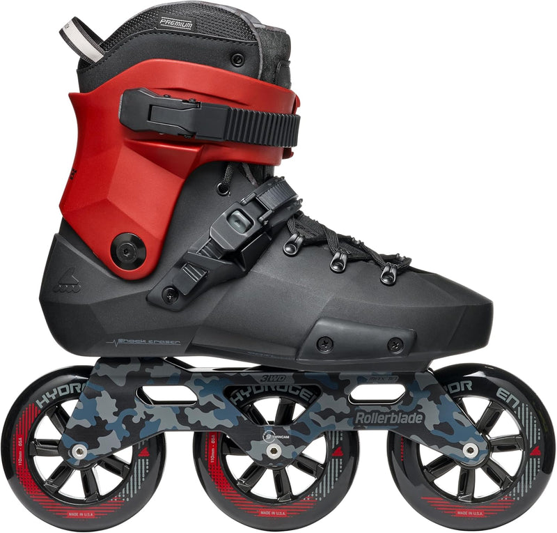 Rollerblade Twister 110 3WD Inline Skate 2024 Black/red 38, 38