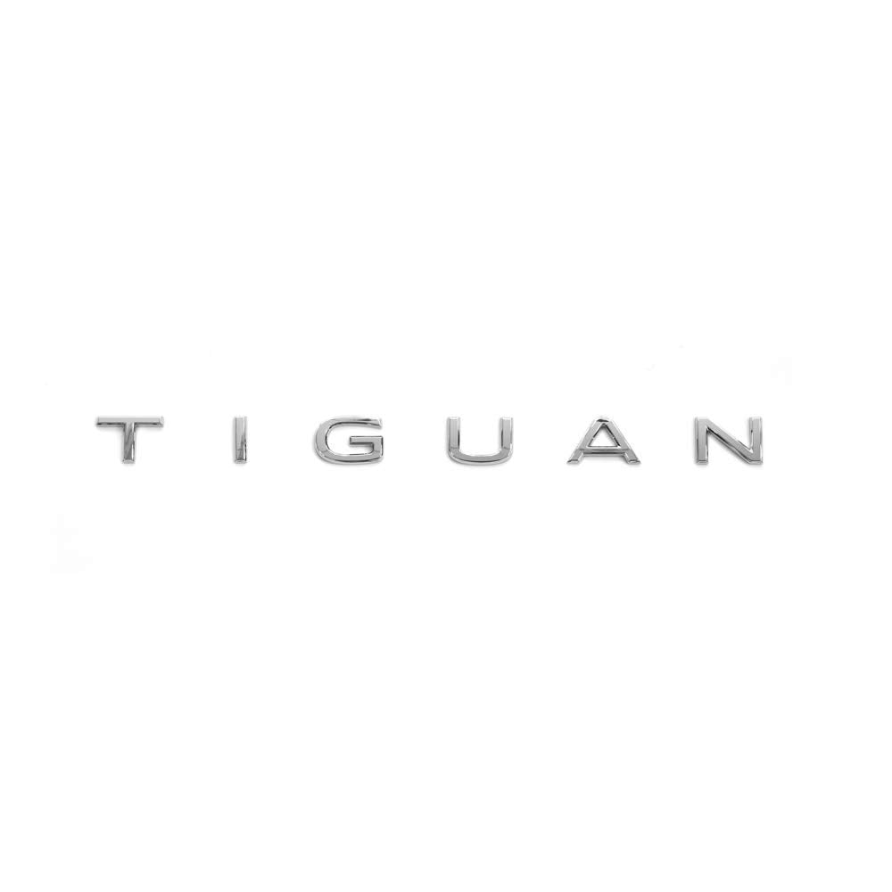 Volkswagen 5NA853687H2ZZ Schriftzug Tiguan Heckklappe Emblem Zeichen Modellschriftzug Chrom, vom Fac