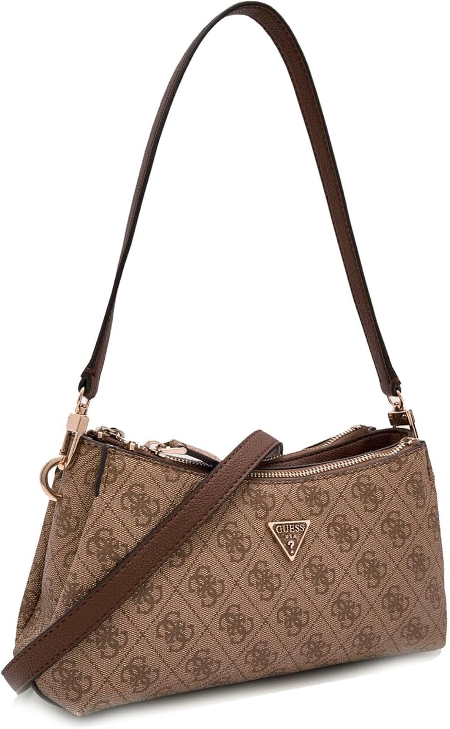 GUESS Umhängetasche Noelle II Mini Shoulder xbody milch logo brown BS26GU15 BG967273, S