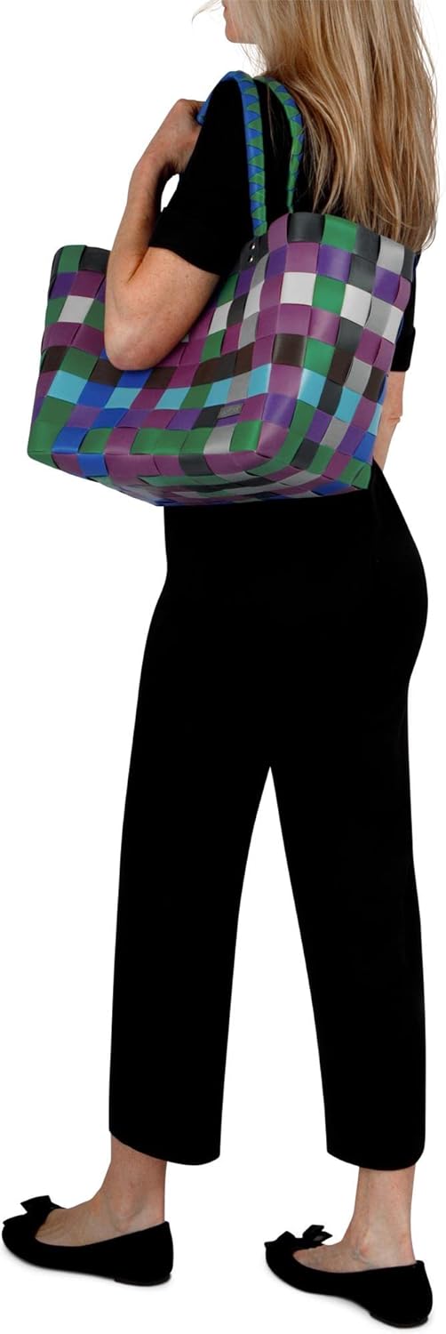 normani Einkaufstasche geflochten mit Henkeln - Tragetasche extra robust Farbe Classic/Tao Classic /