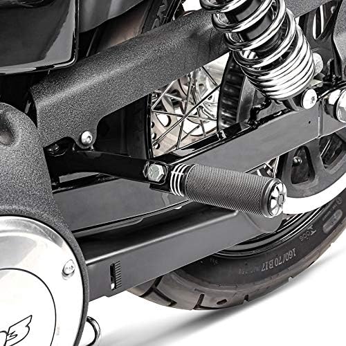 Sozius Fussrasten-Halter für Harley Davidson Dyna Low Rider S 16-17 schwarz