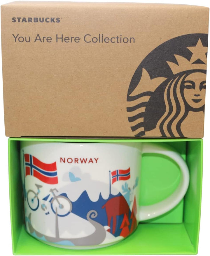 STARBUCKS City Mug You Are Here Collection Norwegen Norway Kaffeetasse Coffee Cup