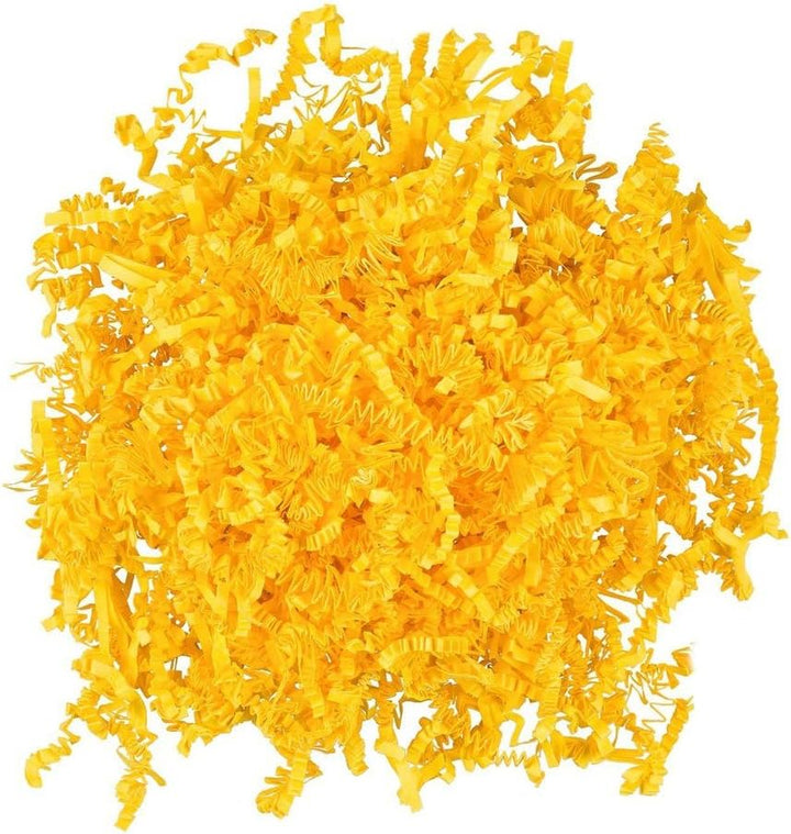 SizzlePak 511, Gelb, gelbes Füllmaterial und Polsterpapier zum Füllen, Polstern, Ausstopfen, Dekorie